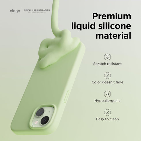 elago iPhone 15 Case Liquid Silicone